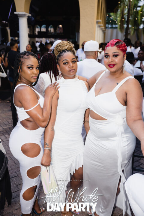 All white shop day party outfits